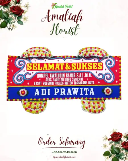 Papan Bunga Ucapan Selamat Bangsah